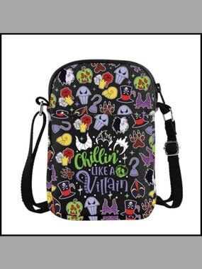 Villain Crossbody Bag Messenger Purse Waterproof Cartoon Shoulder Bag
